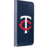 MLB Minnesota Twins - Solid Distressed iPhone 15 Plus Folio Case