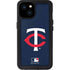 MLB Minnesota Twins - Solid Distressed iPhone 15 Plus Waterproof Case