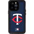 MLB Minnesota Twins - Solid Distressed iPhone 15 Pro Waterproof Case