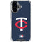MLB Minnesota Twins - Solid Distressed iPhone 16 Clear Case