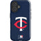MLB Minnesota Twins - Solid Distressed iPhone 16 Plus Impact Case
