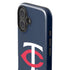 MLB Minnesota Twins - Solid Distressed iPhone 16 Plus Impact Case