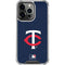 MLB Minnesota Twins - Solid Distressed iPhone 16 Pro Clear Case