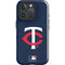 MLB Minnesota Twins - Solid Distressed iPhone 16 Pro Max Impact Case