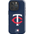 MLB Minnesota Twins - Solid Distressed iPhone 16 Pro Max Impact Case
