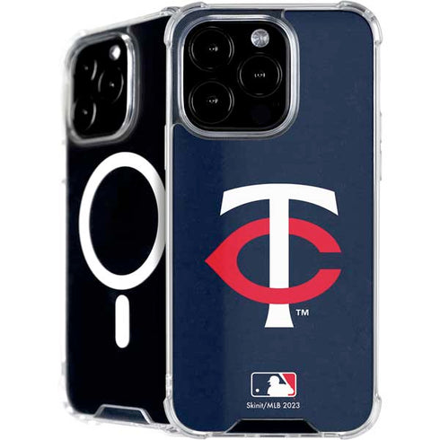 MLB Minnesota Twins - Solid Distressed iPhone 16 Pro Max MagSafe Case