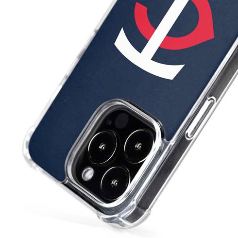 MLB Minnesota Twins - Solid Distressed iPhone 16 Pro Max MagSafe Case