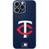 MLB Minnesota Twins - Solid Distressed iPhone 16 Pro Max Skin