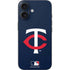 MLB Minnesota Twins - Solid Distressed iPhone 16 Skin