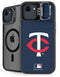 MLB Minnesota Twins - Solid Distressed iPhone 16e Kickstand Case