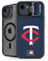 MLB Minnesota Twins - Solid Distressed iPhone 16e Kickstand Case