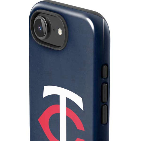 MLB Minnesota Twins - Solid Distressed iPhone 16e Impact Case
