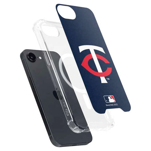 MLB Minnesota Twins - Solid Distressed iPhone 16e MagSafe Case