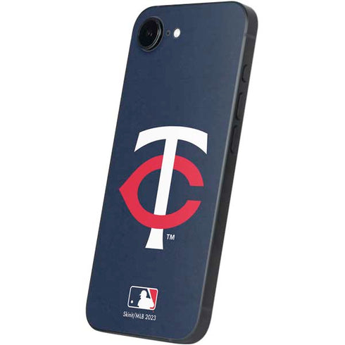 MLB Minnesota Twins - Solid Distressed iPhone 16e Skin