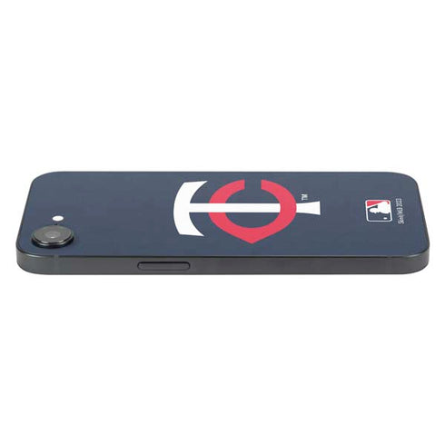 MLB Minnesota Twins - Solid Distressed iPhone 16e Skin