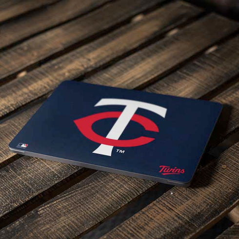 MLB Minnesota Twins - Solid Distressed Apple MacBook Air Skin