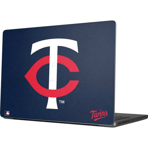 MLB Minnesota Twins - Solid Distressed Apple MacBook Pro 14-inch Skin
