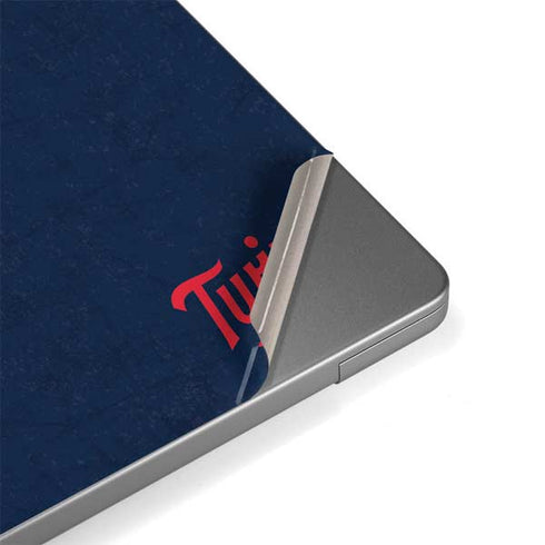 MLB Minnesota Twins - Solid Distressed Apple MacBook Pro 14-inch Skin