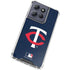 MLB Minnesota Twins - Solid Distressed Moto G 5G (2025) Clear Case