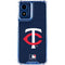 MLB Minnesota Twins - Solid Distressed Moto G 5G (2024) Clear Case