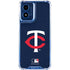MLB Minnesota Twins - Solid Distressed Moto G 5G (2024) Clear Case