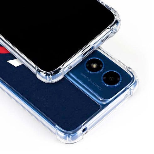 MLB Minnesota Twins - Solid Distressed Moto G 5G (2024) Clear Case