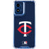 MLB Minnesota Twins - Solid Distressed Moto G Play 4G (2024) Clear Case