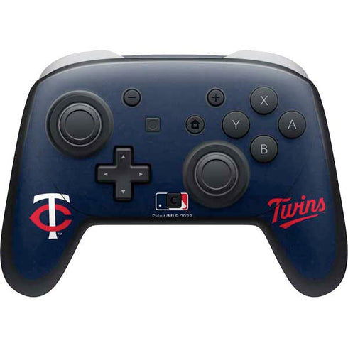 MLB Minnesota Twins - Solid Distressed Nintendo Skins