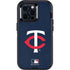 MLB Minnesota Twins - Solid Distressed Otterbox Defender iPhone Skin