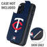 MLB Minnesota Twins - Solid Distressed Otterbox Defender iPhone Skin