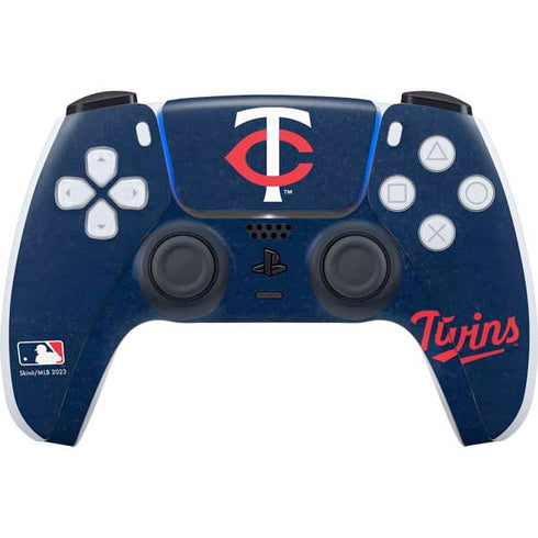 MLB Minnesota Twins - Solid Distressed PlayStation PS5 Skins