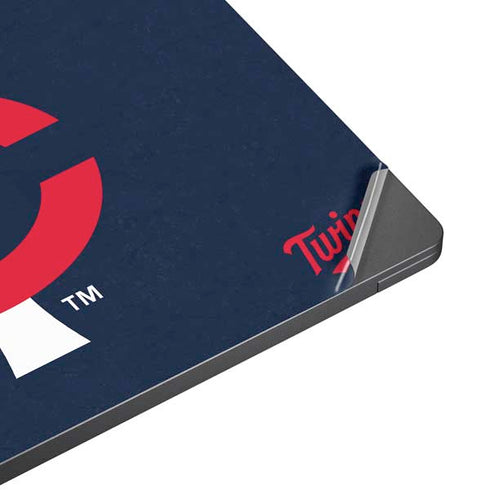 MLB Minnesota Twins - Solid Distressed Surface Laptop 7 13.8in Skin