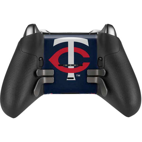 MLB Minnesota Twins - Solid Distressed Xbox Elite Wireless Controller Series 2 Skin