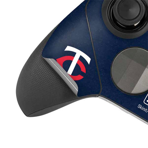 MLB Minnesota Twins - Solid Distressed Xbox Elite Wireless Controller Series 2 Skin
