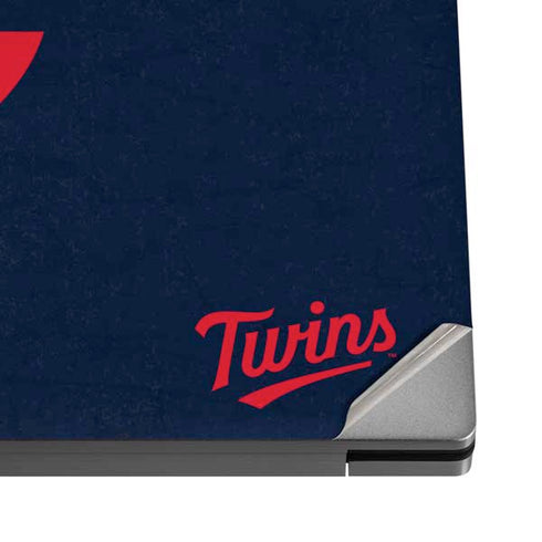 MLB Minnesota Twins - Solid Distressed Dell XPS Skin