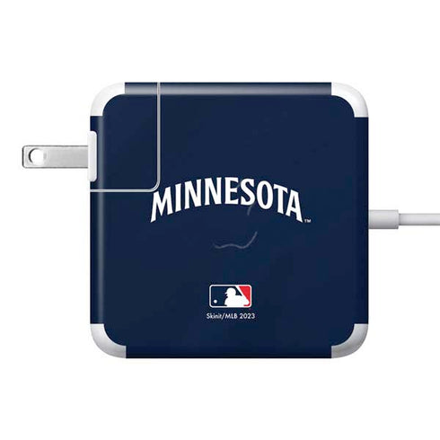 MLB Minnesota Twins Alternate/Away Jersey 85W Power Adapter (15 and 17 inch MacBook Pro Charger) Skin