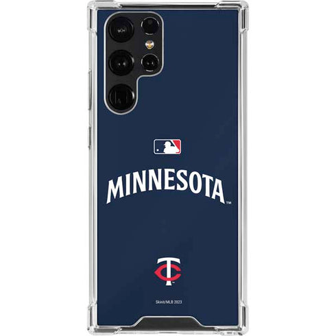 MLB Minnesota Twins Alternate/Away Jersey Galaxy S23 Ultra Clear Case