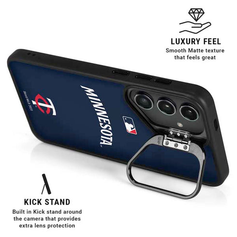 MLB Minnesota Twins Alternate/Away Jersey Galaxy S25 Kickstand Case