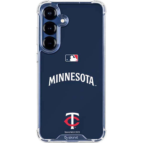 MLB Minnesota Twins Alternate/Away Jersey Galaxy S25 Plus Clear Case