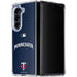 MLB Minnesota Twins Alternate/Away Jersey Galaxy Z Fold5 5G Clear Case