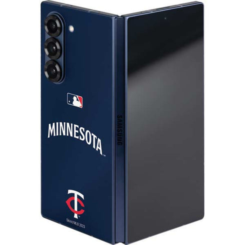 MLB Minnesota Twins Alternate/Away Jersey Galaxy Z Fold6 Skin