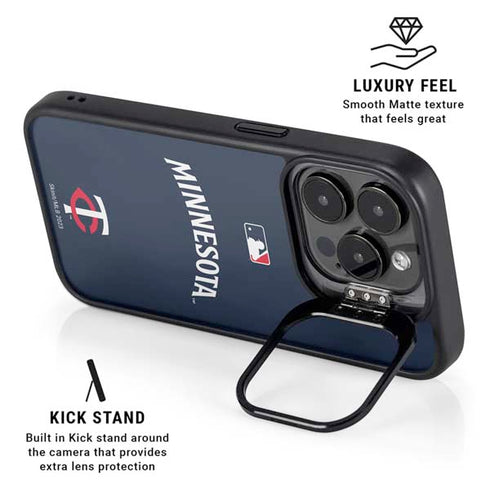 MLB Minnesota Twins Alternate/Away Jersey iPhone 14 Pro Kickstand Case