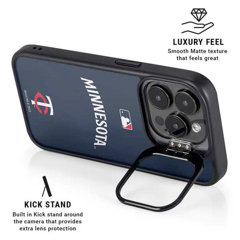 MLB Minnesota Twins Alternate/Away Jersey iPhone 14 Pro Max Kickstand Case