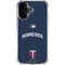 MLB Minnesota Twins Alternate/Away Jersey iPhone 16 Plus Clear Case