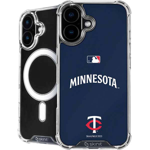 MLB Minnesota Twins Alternate/Away Jersey iPhone 16 Plus MagSafe Case