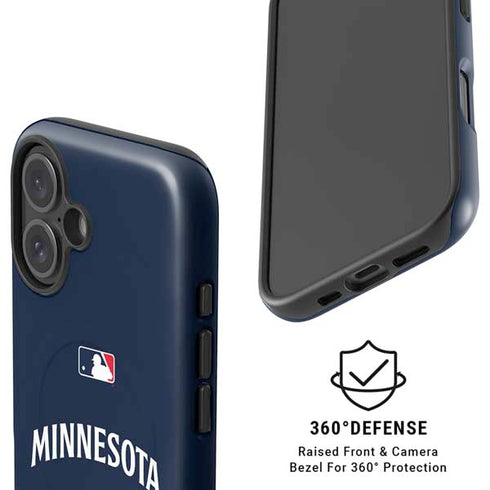 MLB Minnesota Twins Alternate/Away Jersey iPhone 16 Plus Magsafe Impact Case