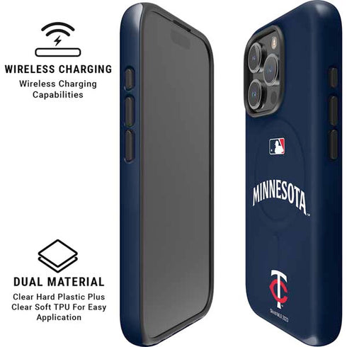 MLB Minnesota Twins Alternate/Away Jersey iPhone 16 Pro Magsafe Impact Case