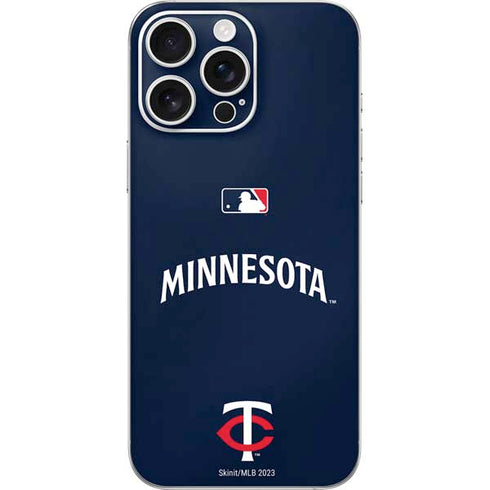 MLB Minnesota Twins Alternate/Away Jersey iPhone 16 Pro Max Skin