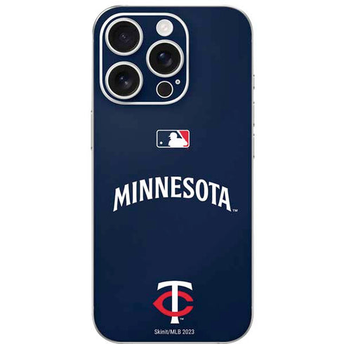 MLB Minnesota Twins Alternate/Away Jersey iPhone 16 Pro Skin