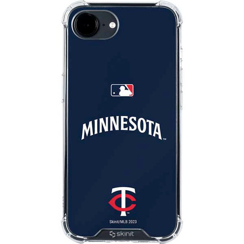 MLB Minnesota Twins Alternate/Away Jersey iPhone 16e Clear Case